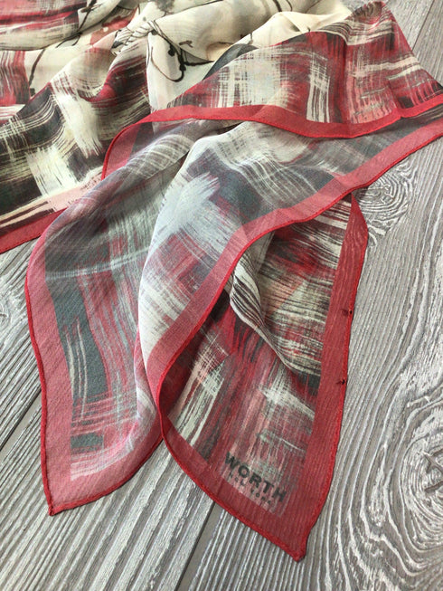 Worth Chiffon Scarf